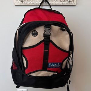 Pines creek red and black backpack